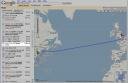 Google Maps - Swim Across the Atlantic